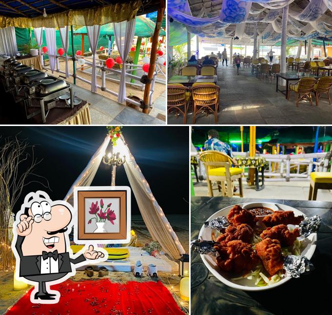 The interior of Indian summer beach restro