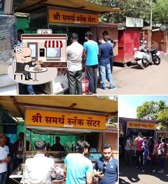 The exterior of Shree Samarth Snacks Center