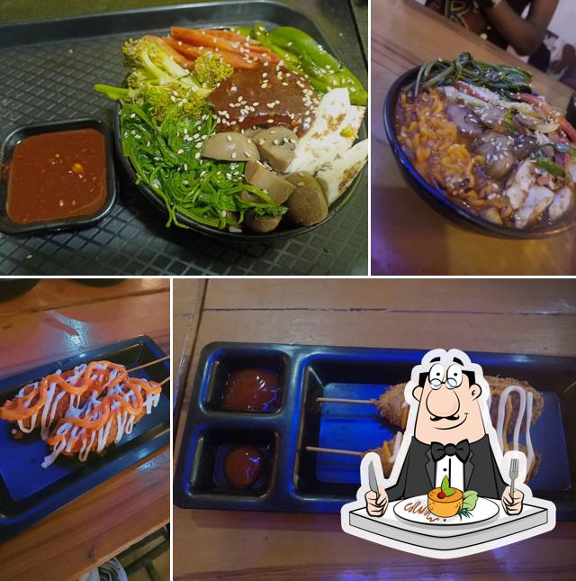 Food at Taobao Korean Cafe Durg