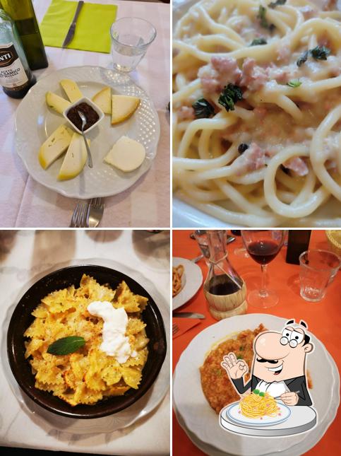 Spaghetti alla carbonara al Trattoria La Casalinga