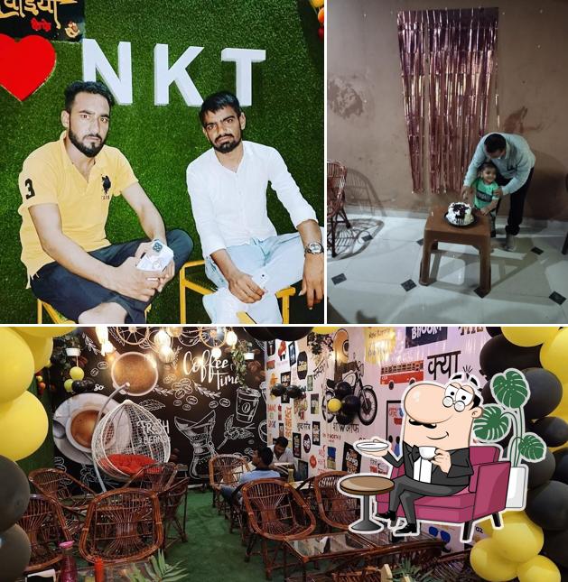 The interior of Son Chidiya Cafe