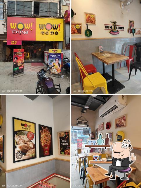 The interior of Wow! Momo