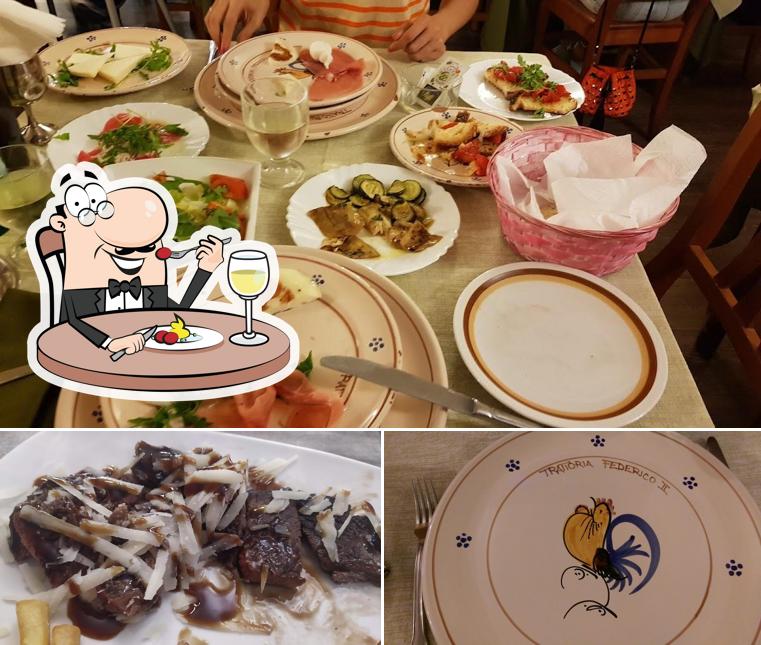 La immagine di cibo e esterno da Federico II Di Svevia
