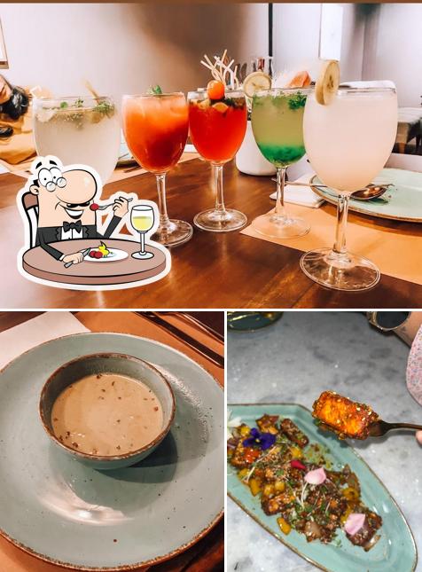 Among different things one can find food and alcohol at Banjara - Gourmet Dining