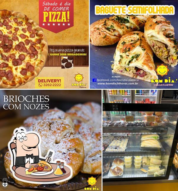 Consiga pizza no BOM DIA! 24 HORAS