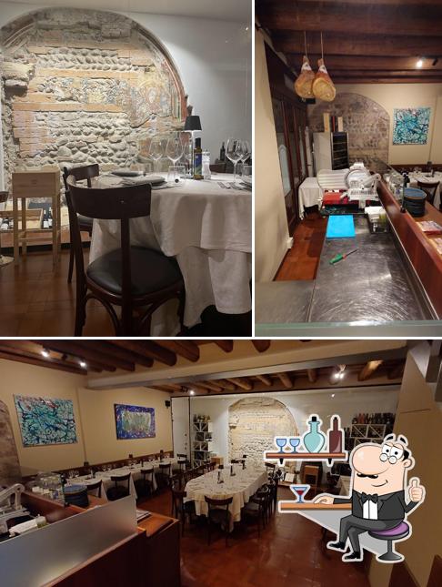 Gli interni di Locanda del Pompiere