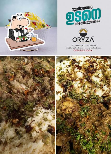 Food at Oryza classic Restaurant
