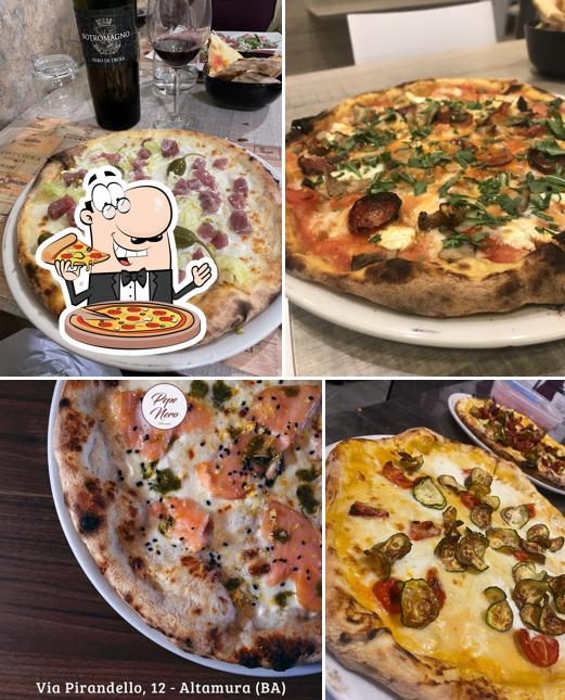 A Pepe Nero, puoi ordinare una bella pizza