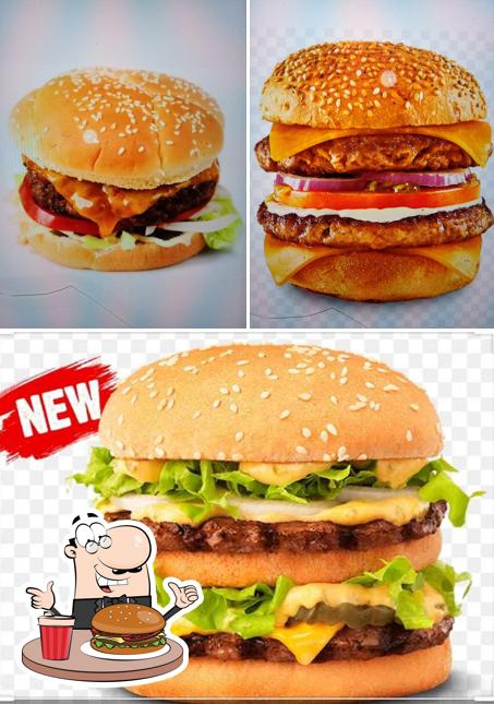 Get a burger at Pizza buzzer