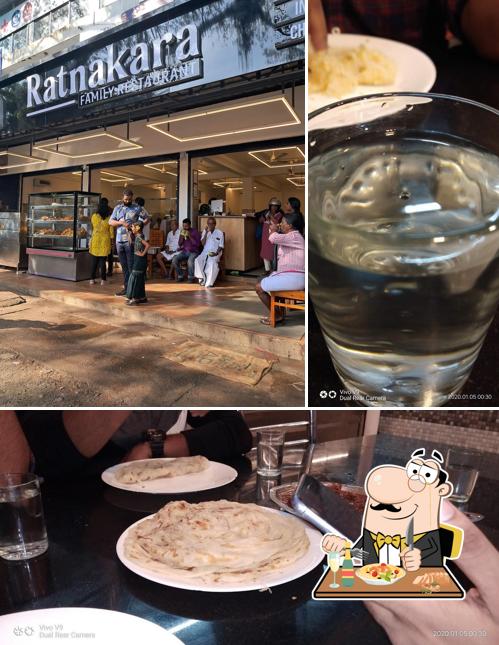 Food at Ratnakara Hotel