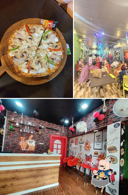 This is the picture displaying food and interior at FFC Malkangiri, (Barsha's cafe and restaurant )