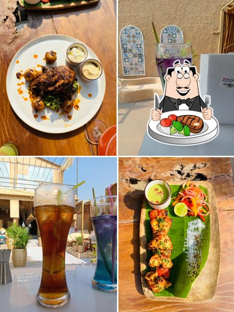 Steak at Obello Beach Club Goa