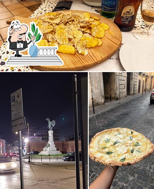 Questa è la foto che raffigura la esterno e cibo di I Veraci - Pizza&Fritti