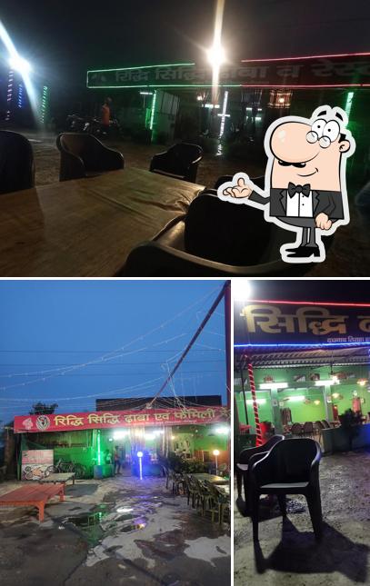 The interior of Riddhi Siddhi Restaurant Dhaba