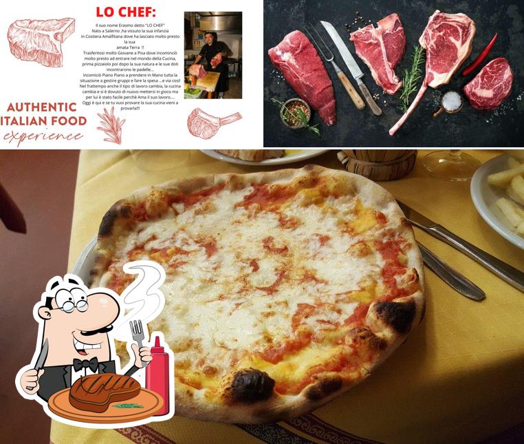 Pasti a base di carne vengono proposti a Santa Maria Pizza,Ciccia E Tradizione