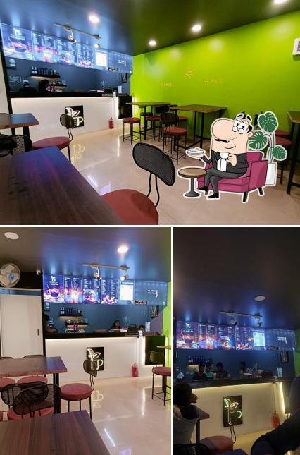 The interior of Tea Plant Cafe