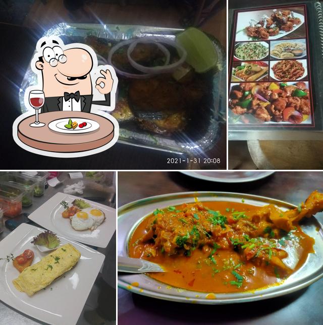 Food at The chef Restaurant and Cafe