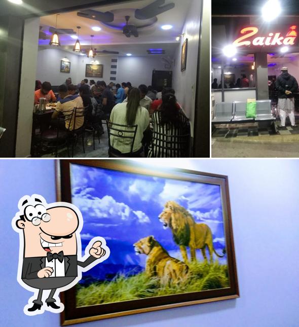 The interior of ZAIKA RESTAURANT - Best Non Veg Restaurant in Mount Abu