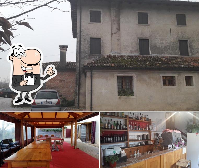 Gli interni di Trattoria Al Molinetto