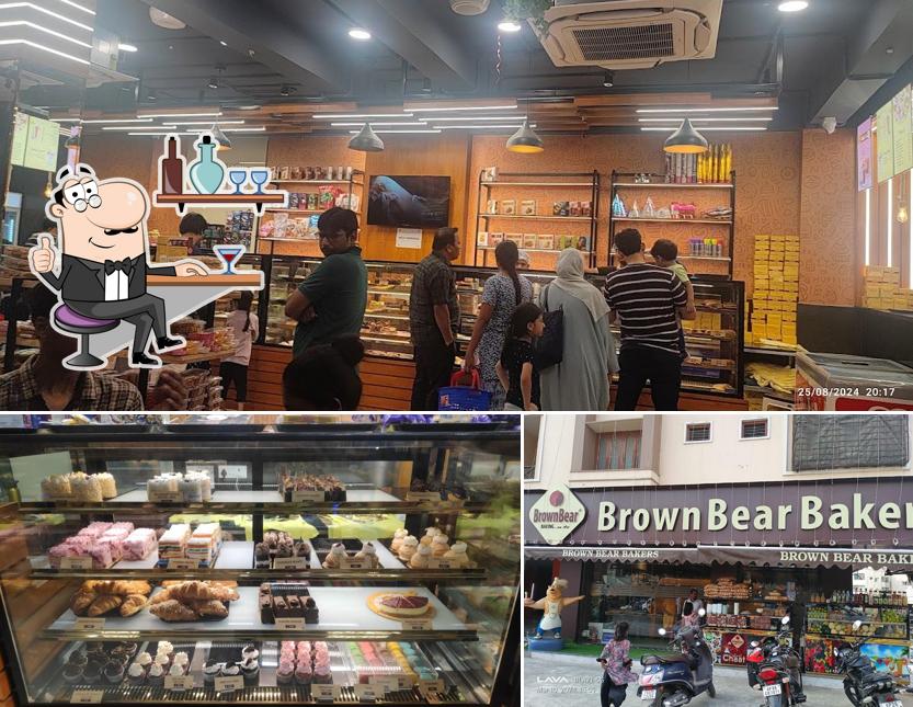 Among different things one can find interior and exterior at Brown Bear Bakers, Sun City