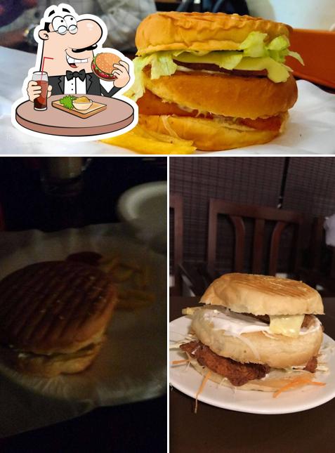 Get a burger at CHILLAX