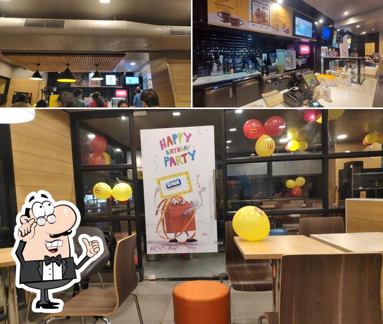 The interior of McDonald's