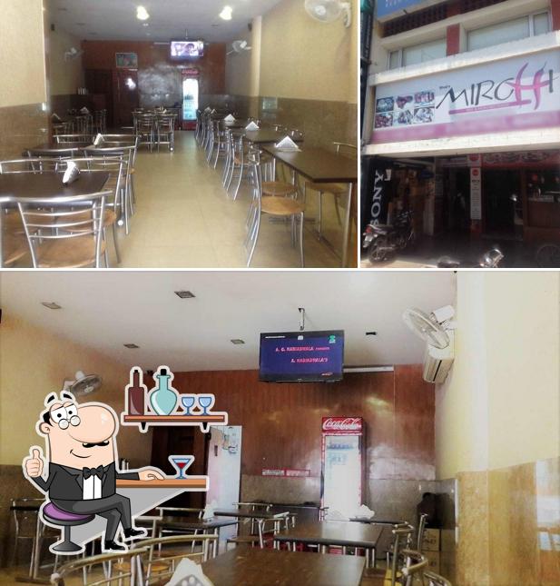 Bhaji's Mirchi Dhaba is distinguished by interior and exterior