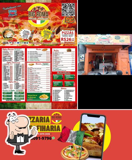 See this pic of Big Roma Pizzaria e Esfiharia