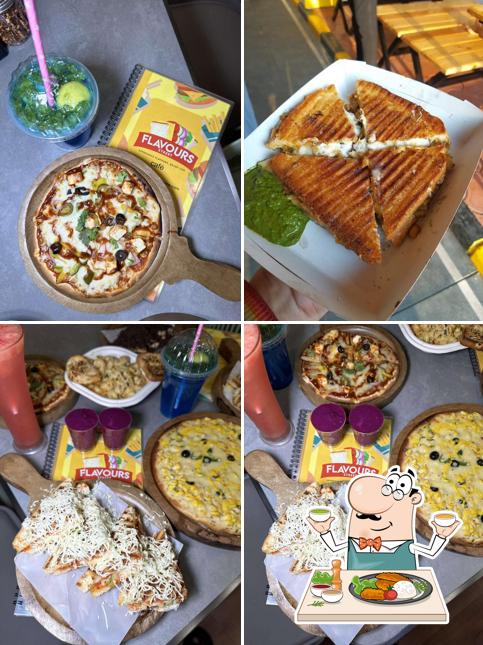 Meals at Flavours Street Cafe