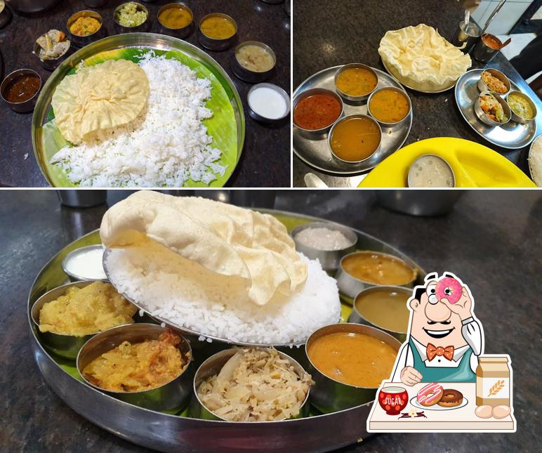 Annai in Saravana Bhavan Pure Veg Restaurant - Main Road serves a selection of sweet dishes