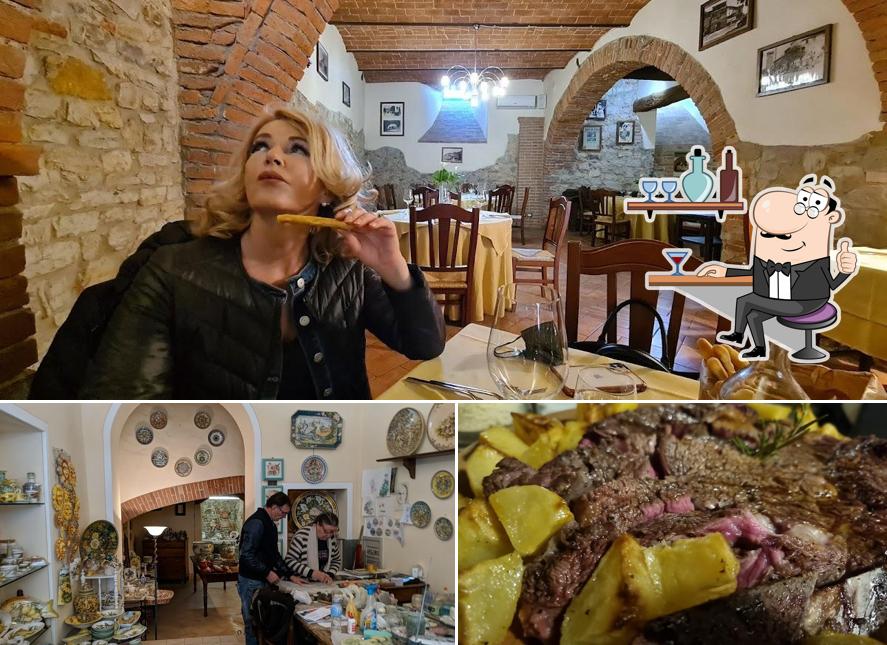 Tra le diverse cose da La Rocca Gourmet si possono trovare la interni e cibo