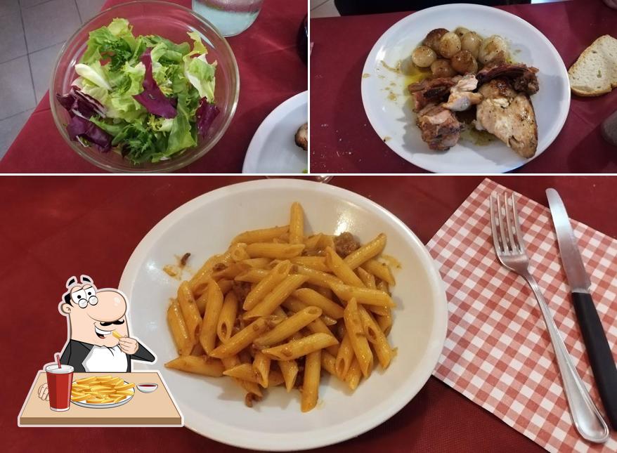 Patatine fritte al Pizzeria La Macine