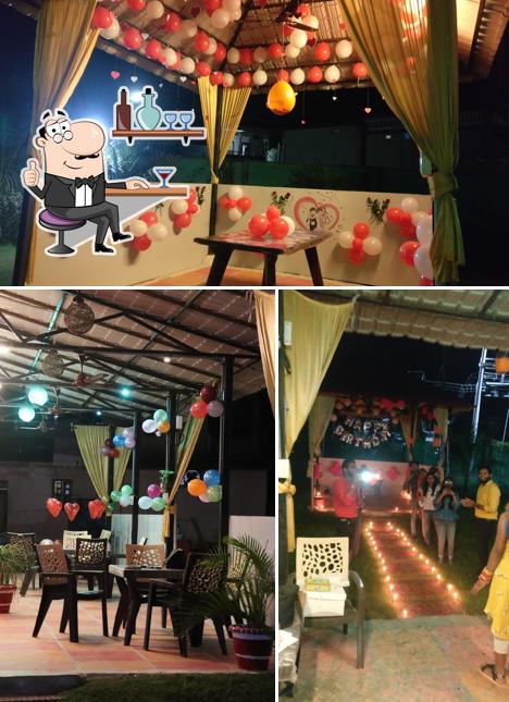 The interior of Shri R R OPEN GARDEN RESTAURANT