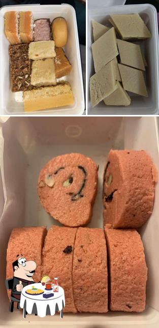 Cheese plate at Sri Krishna Sweets