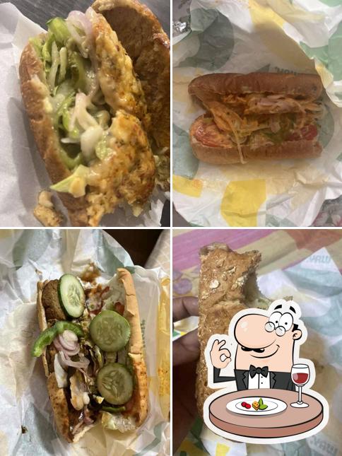 Pulled pork sandwich at Subway