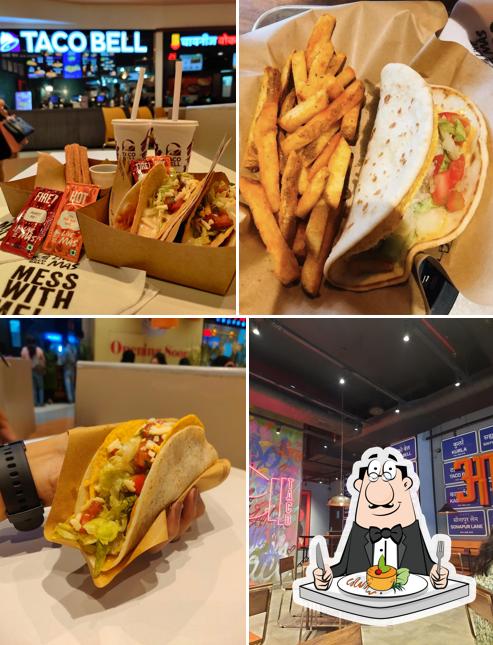 Food at Taco bell