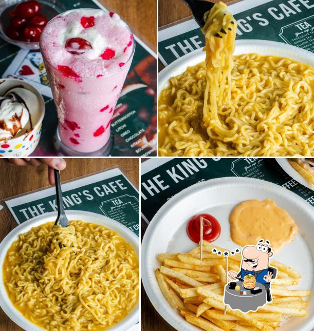 Food at The Kinng's Cafe