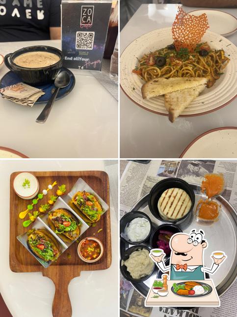Food at Zoca Cafe