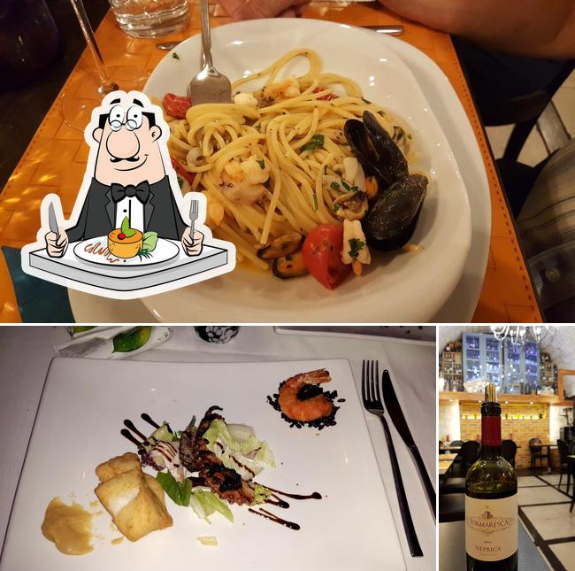 La foto di cibo e alcol da Veleno Fish Restorart