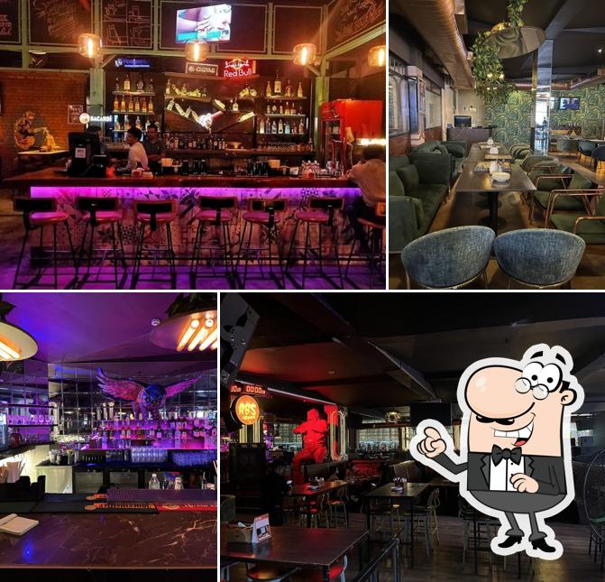 The interior of Plan B x Hangover XL Koramangala