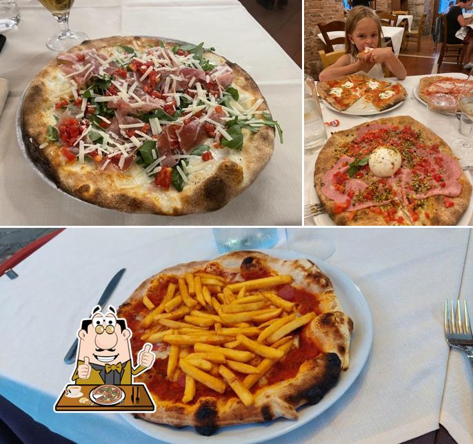 A Osteria Pizzeria Il Melograno, puoi ordinare una bella pizza