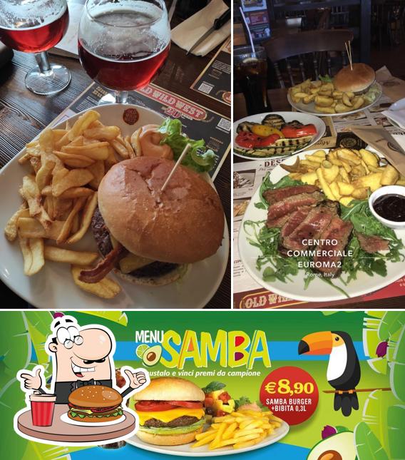 Ordina un hamburger a Old Wild West