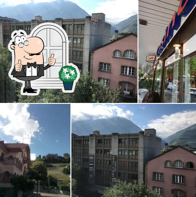 Goditi la vista dall'area esterna di Hotel Casino