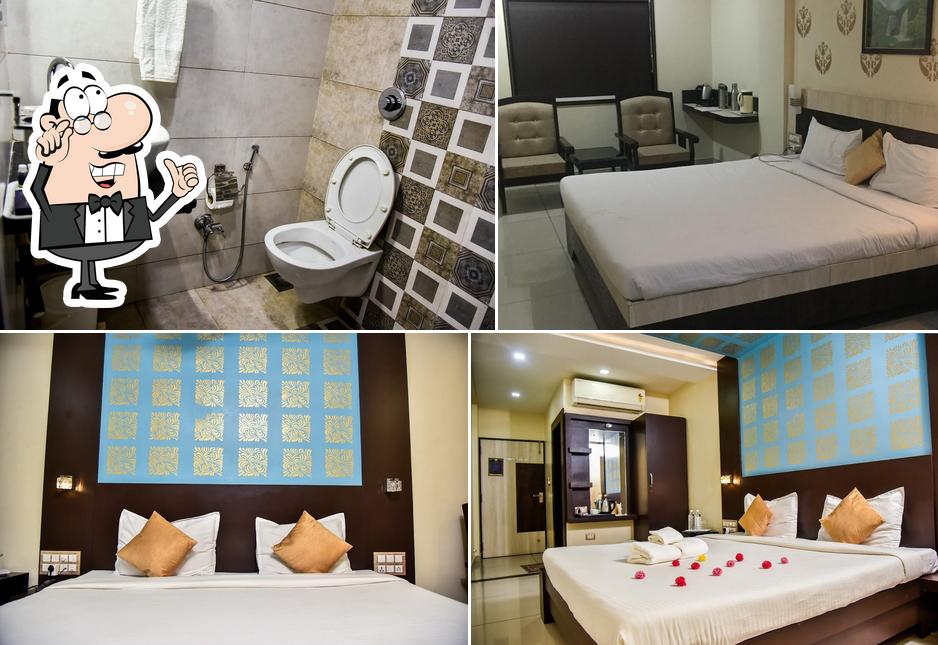 The interior of Hotel Tulsi Residency