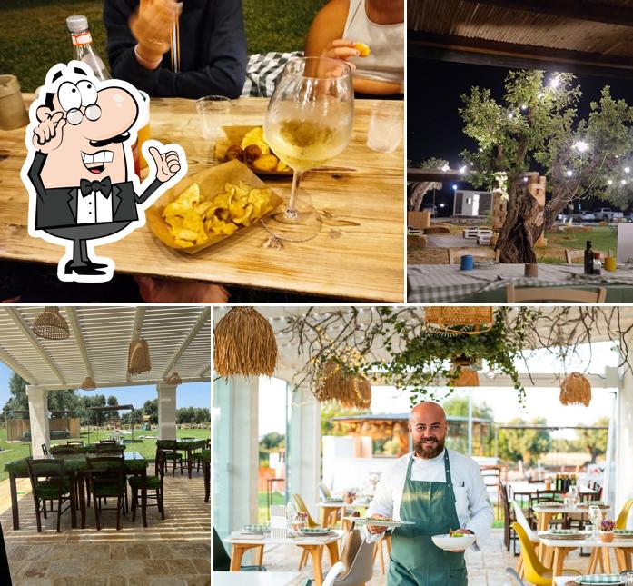 Gli interni di Agrobistrot