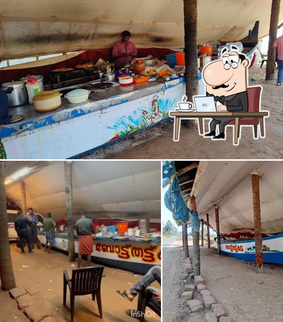 The interior of Boat thattukada