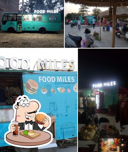 Get a burger at Food Miles
