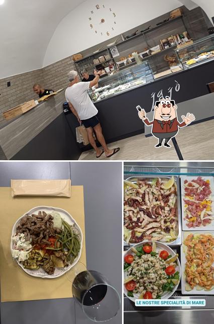 Questa è la immagine che raffigura la cibo e interni di Ja' Jò . La baguette del buon umore