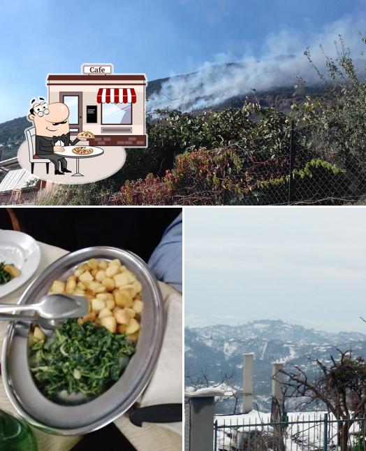 Tra le varie cose da Ristorante Pigalle Di Pignalberi Caterina & C. S.N.C. si possono trovare la esterno e cibo