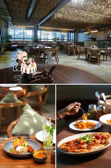 The restaurant's food and interior